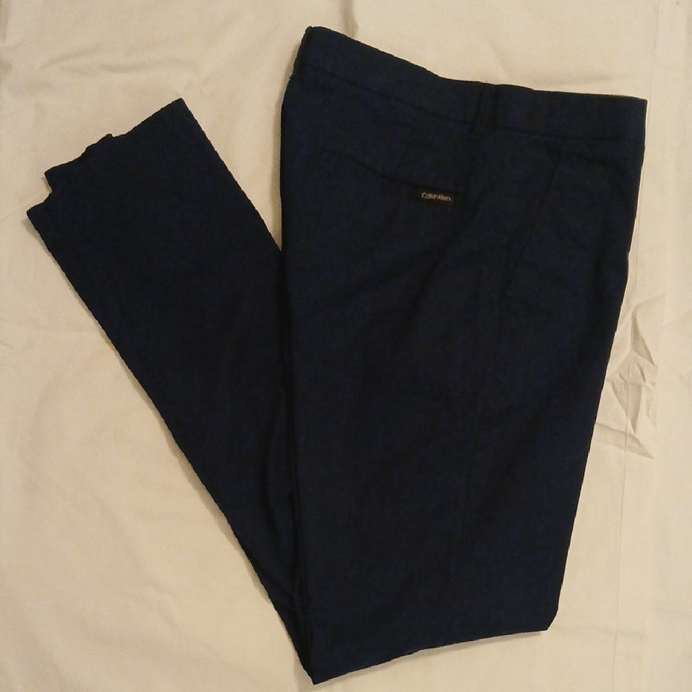 Calvin Klein Men's Navy Chinos